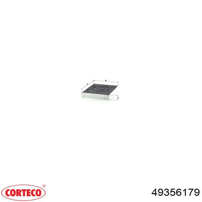 Filtro de habitáculo 49356179 Corteco