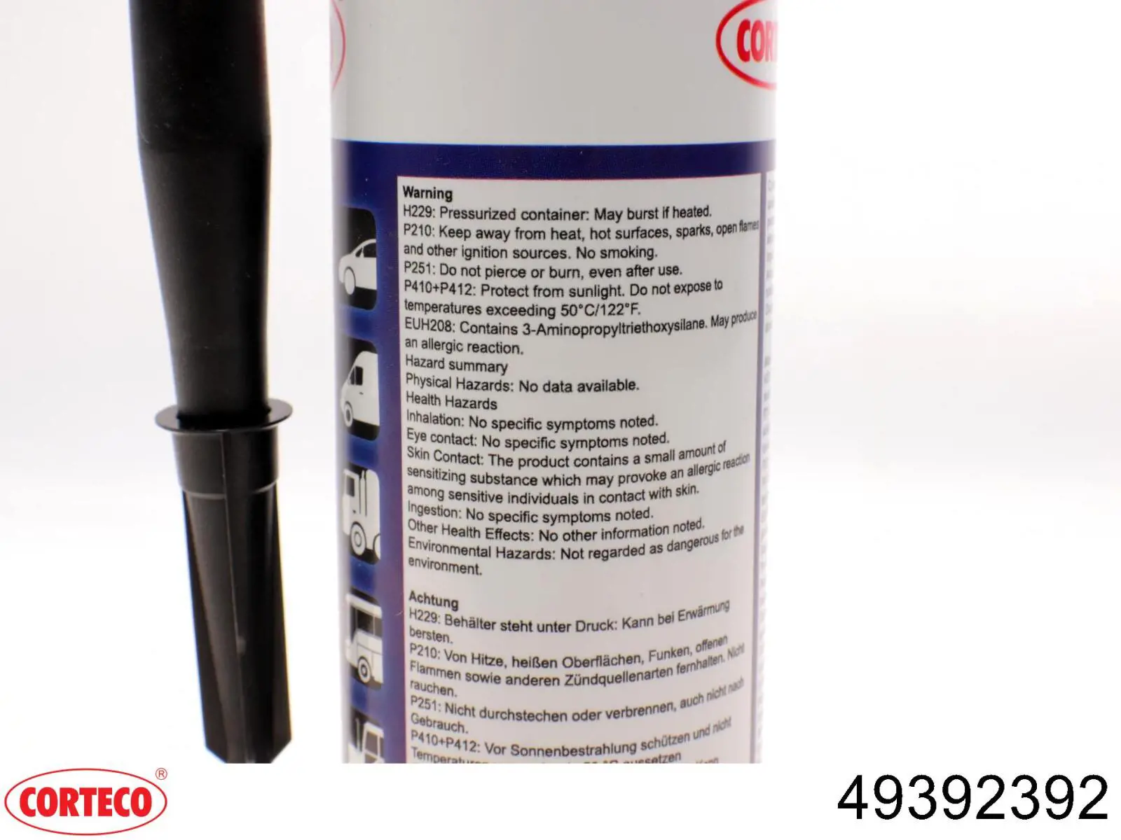 Sellador de motor resistente al calor Corteco 49392392 precio, desde 13,40 EUR