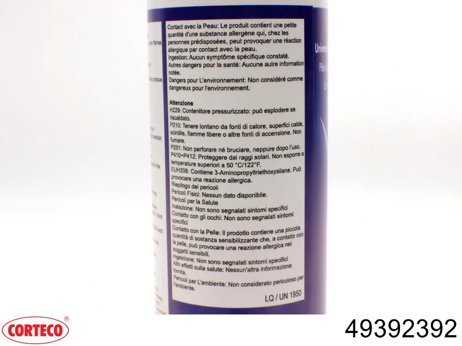 Comprar 49392392 Corteco Sellador de motor resistente al calor