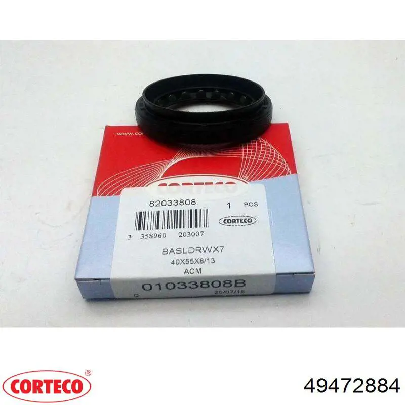 Comprar 49472884 Corteco Sello De Aceite De Valvula (Rascador De Aceite) Entrada/Salida