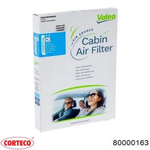 80000163 Corteco filtro habitáculo
