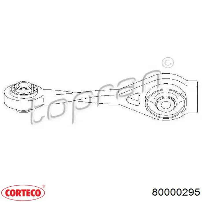 80000295 Corteco soporte de motor trasero