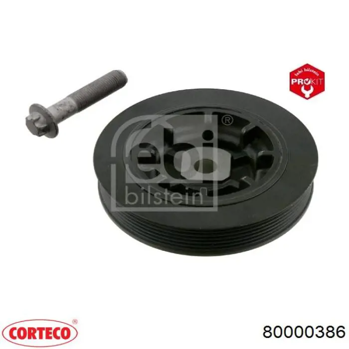 Polea del cigüeñal Corteco 80000386 precio, desde 40,37 EUR