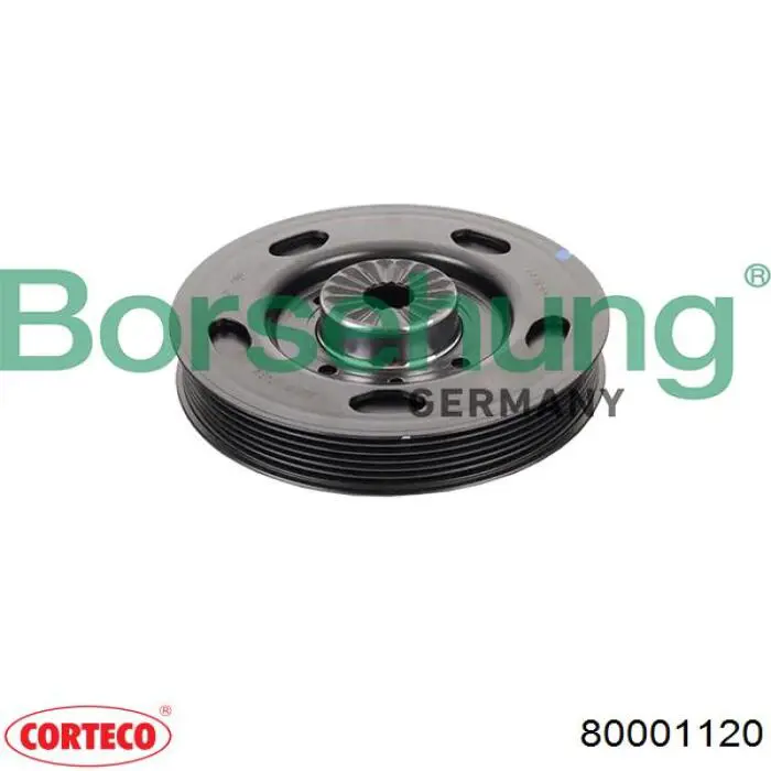 Polea de cigüeñal 80001120 Corteco
