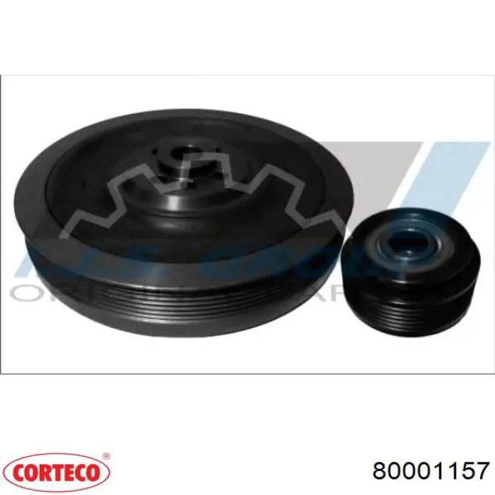 Polea de cigüeñal 80001157 Corteco