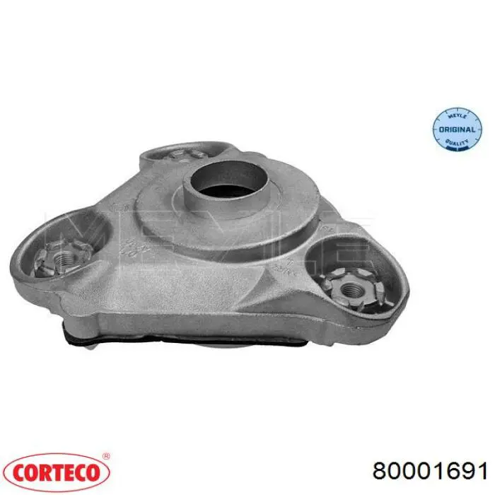 Cazoleta de amortiguador delantero izquierdo Corteco 80001691