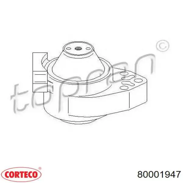1232031 Ford Soporte de motor derecho