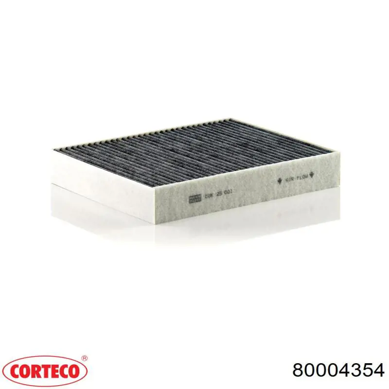 Filtro de habitáculo 80004354 Corteco