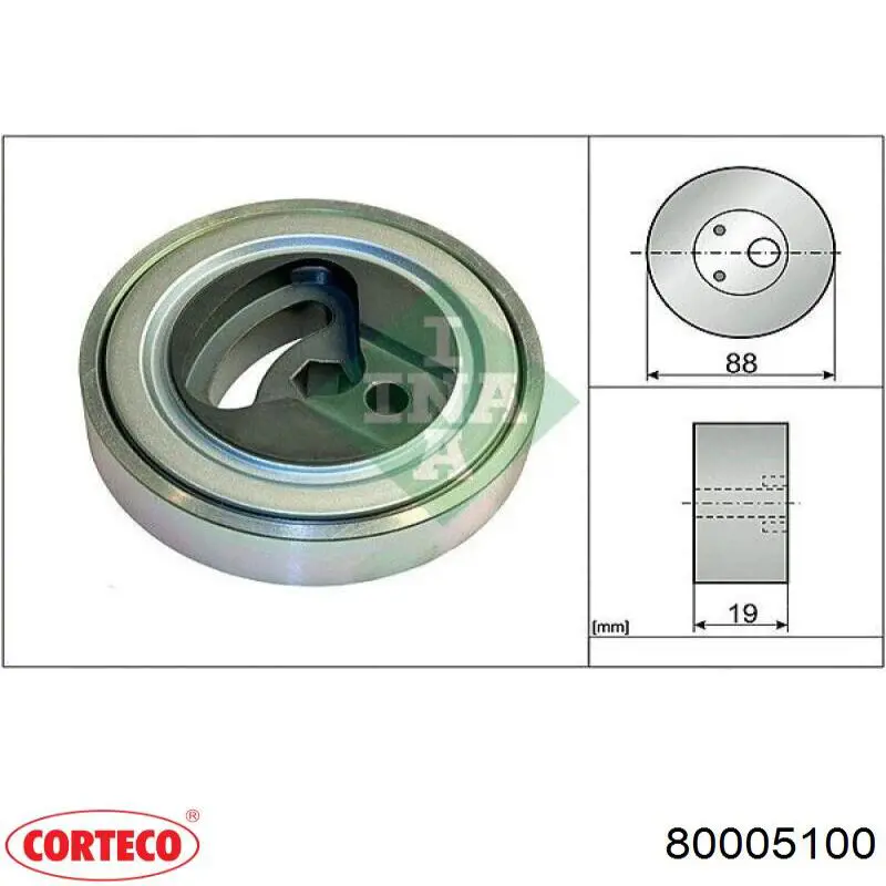 Polea del cigüeñal Mitsubishi MMD315454 precio, desde 58,08 EUR