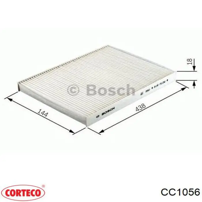 CC1056 Corteco filtro habitáculo
