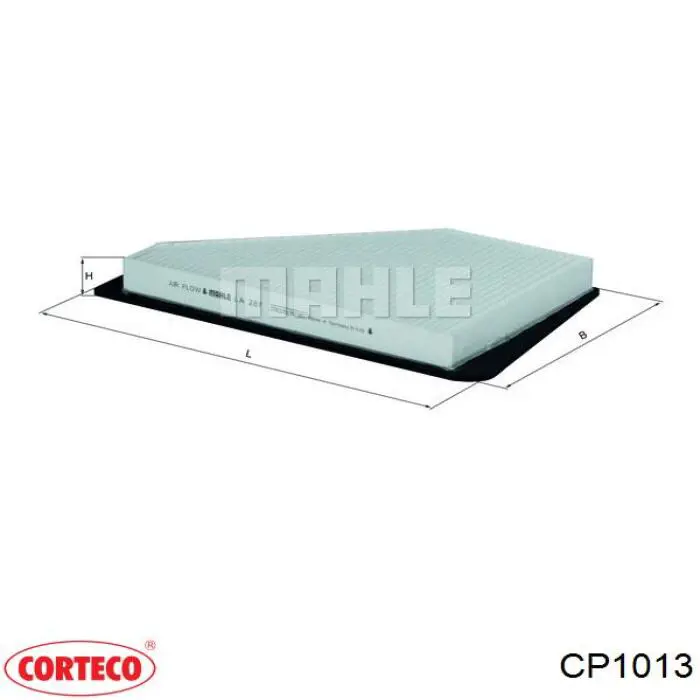 CP1013 Corteco filtro habitáculo