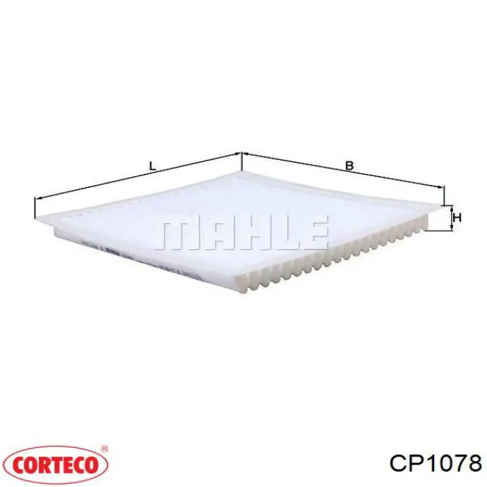 CP1078 Corteco filtro habitáculo