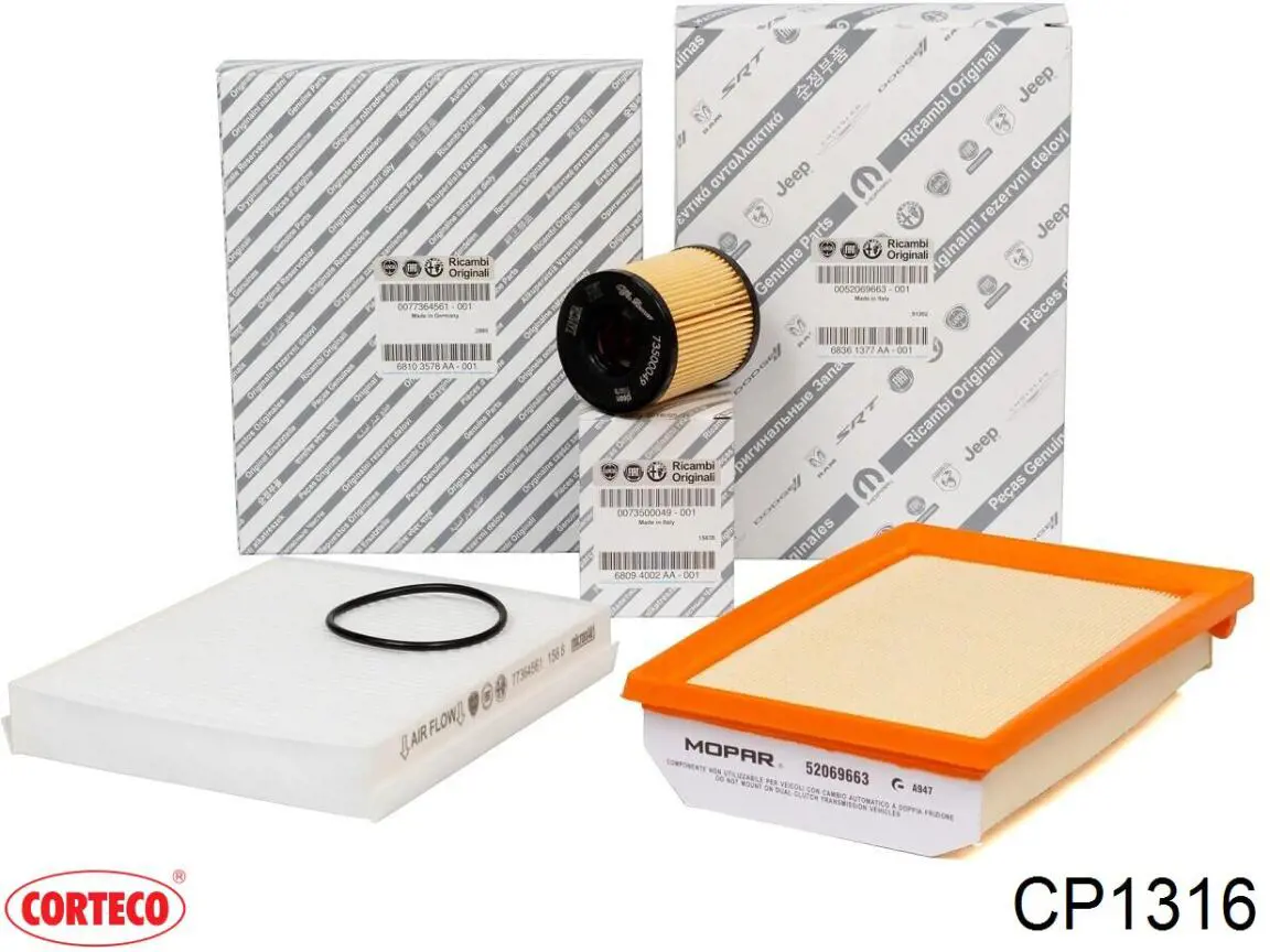 CP1316 Corteco filtro habitáculo