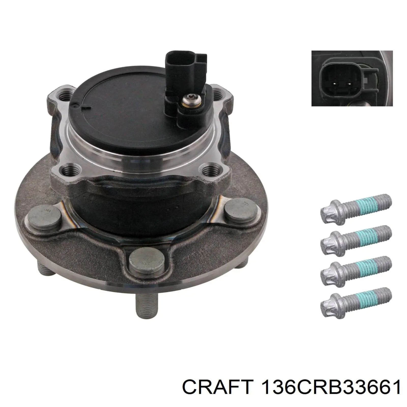 136CRB33661 Craft Buje de rueda trasero