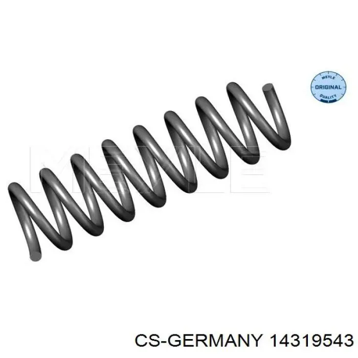 14319543 CS Germany muelle de suspensión eje delantero