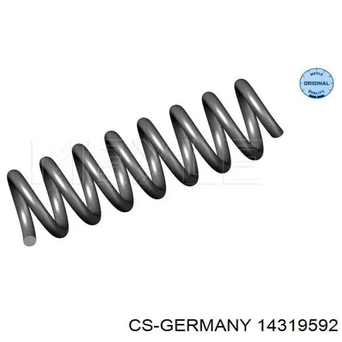 14319592 CS Germany muelle de suspensión eje trasero