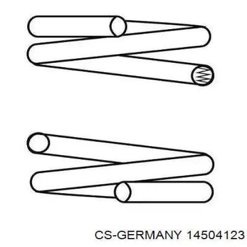 Comprar 14504123 CS Germany Muelle delantero