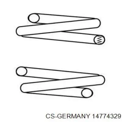 Muelle delantero CS Germany 14774329 precio, desde 23,04 EUR