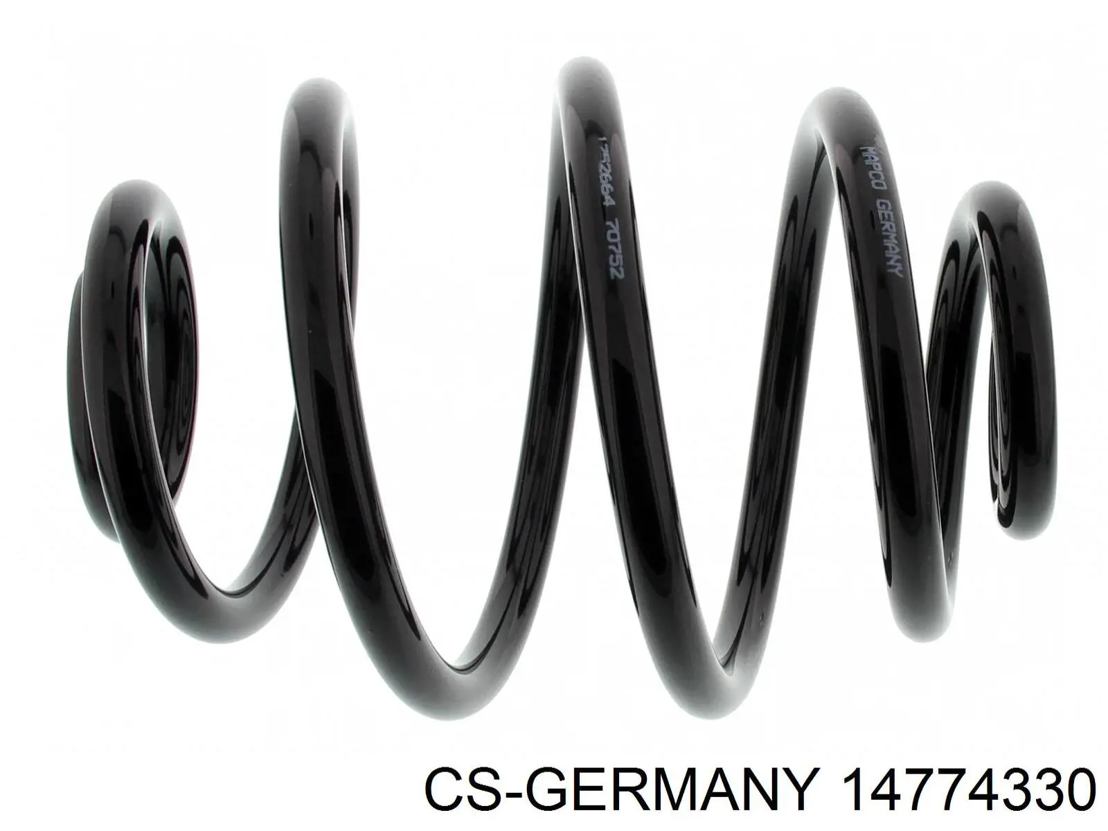14774330 CS Germany muelle de suspensión eje trasero