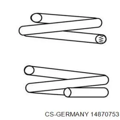 Muelle de suspensión trasero CS Germany 14870753 precio, desde 30,72 EUR