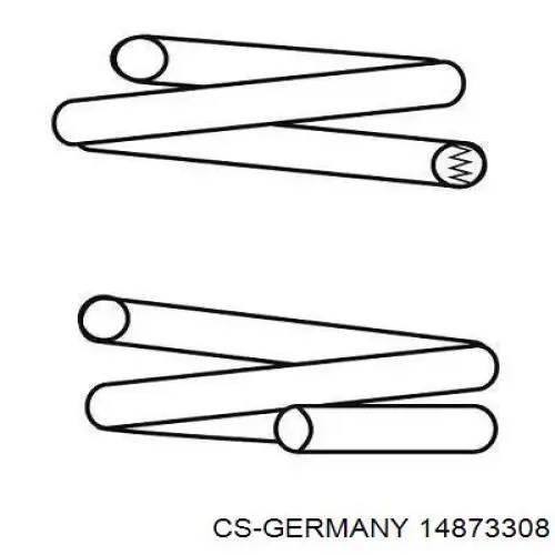 Muelle delantero CS Germany 14873308 precio, desde 45,79 EUR