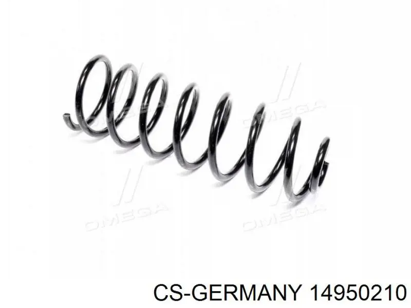 14950210 CS Germany muelle de suspensión eje trasero