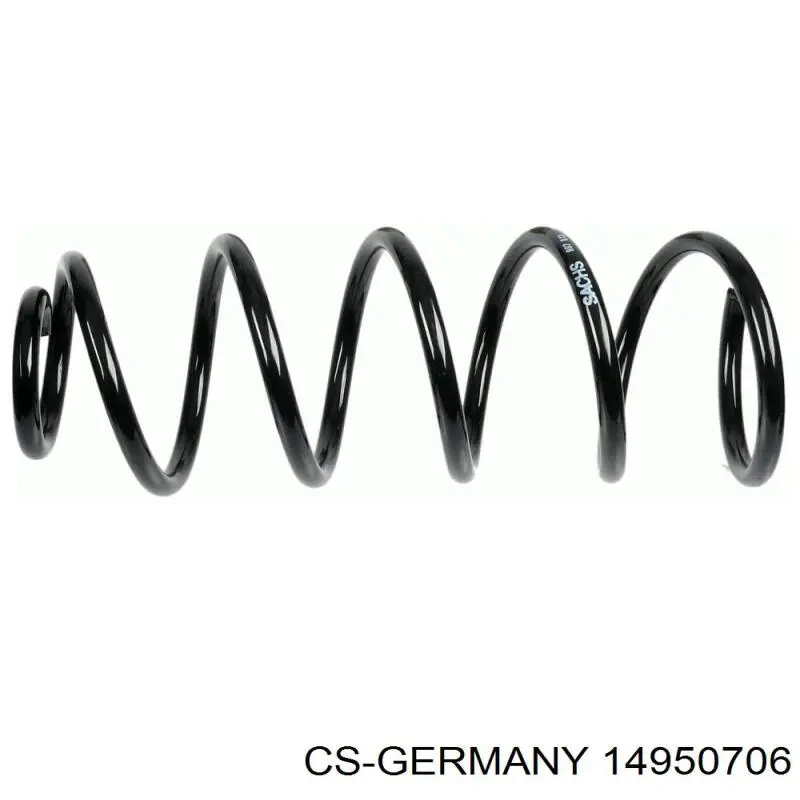 14.950.706 CS Germany muelle de suspensión eje delantero