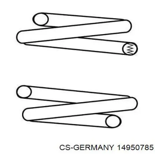 Muelle delantero CS Germany 14950785 precio, desde 29,27 EUR