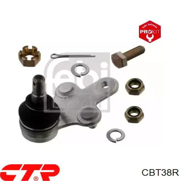 cbt38r CTR rótula de suspensión inferior derecha