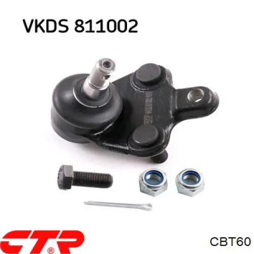 CBT60 CTR Rótula inferior de suspensión