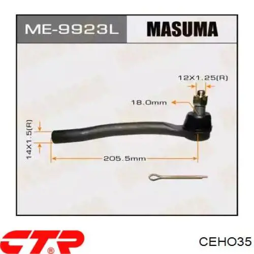 Comprar CEHO35 CTR Rótula barra de acoplamiento exterior