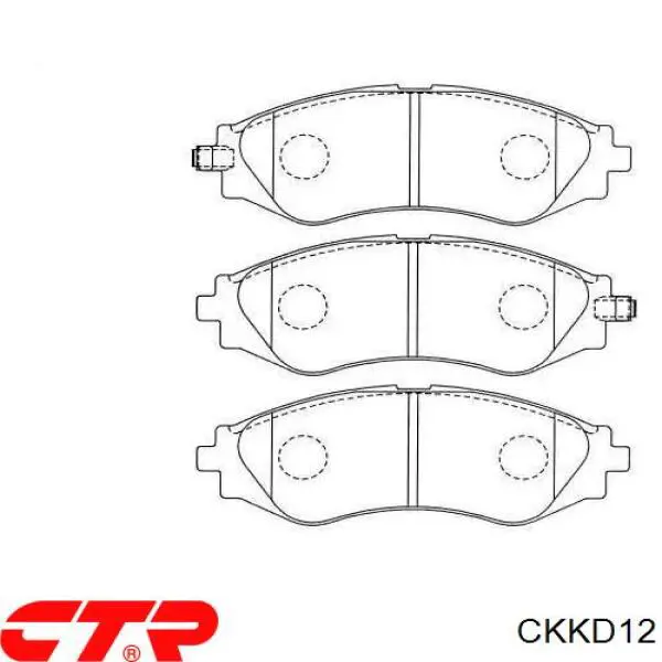 Comprar CKKD12 CTR Pastillas delanteras de freno