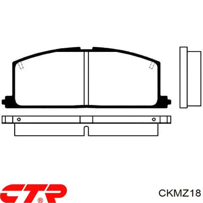 Pastillas de freno delanteras Mazda 323 BA
