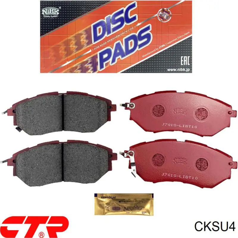 Pastillas de freno delanteras Subaru Impreza 3 GH