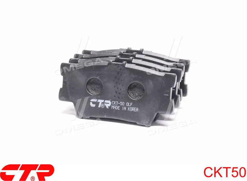 CKT50 CTR Pastillas freno traseras