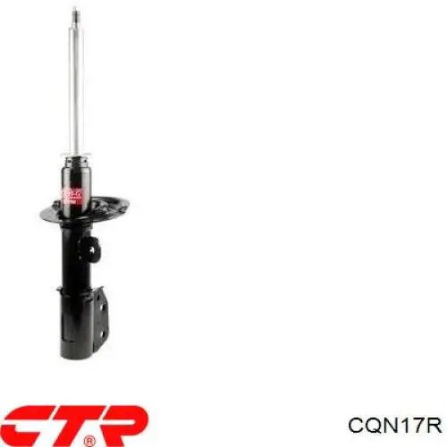 CQN-17R CTR barra oscilante, suspensión de ruedas delantera, inferior izquierda