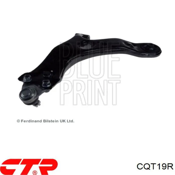 Brazo inferior derecho de la suspensión delantera CQT19R CTR