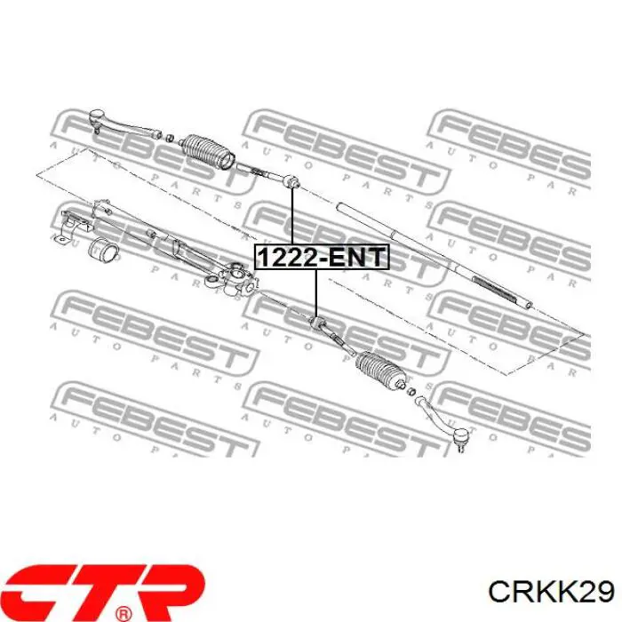 CRKK-29 CTR barra de acoplamiento