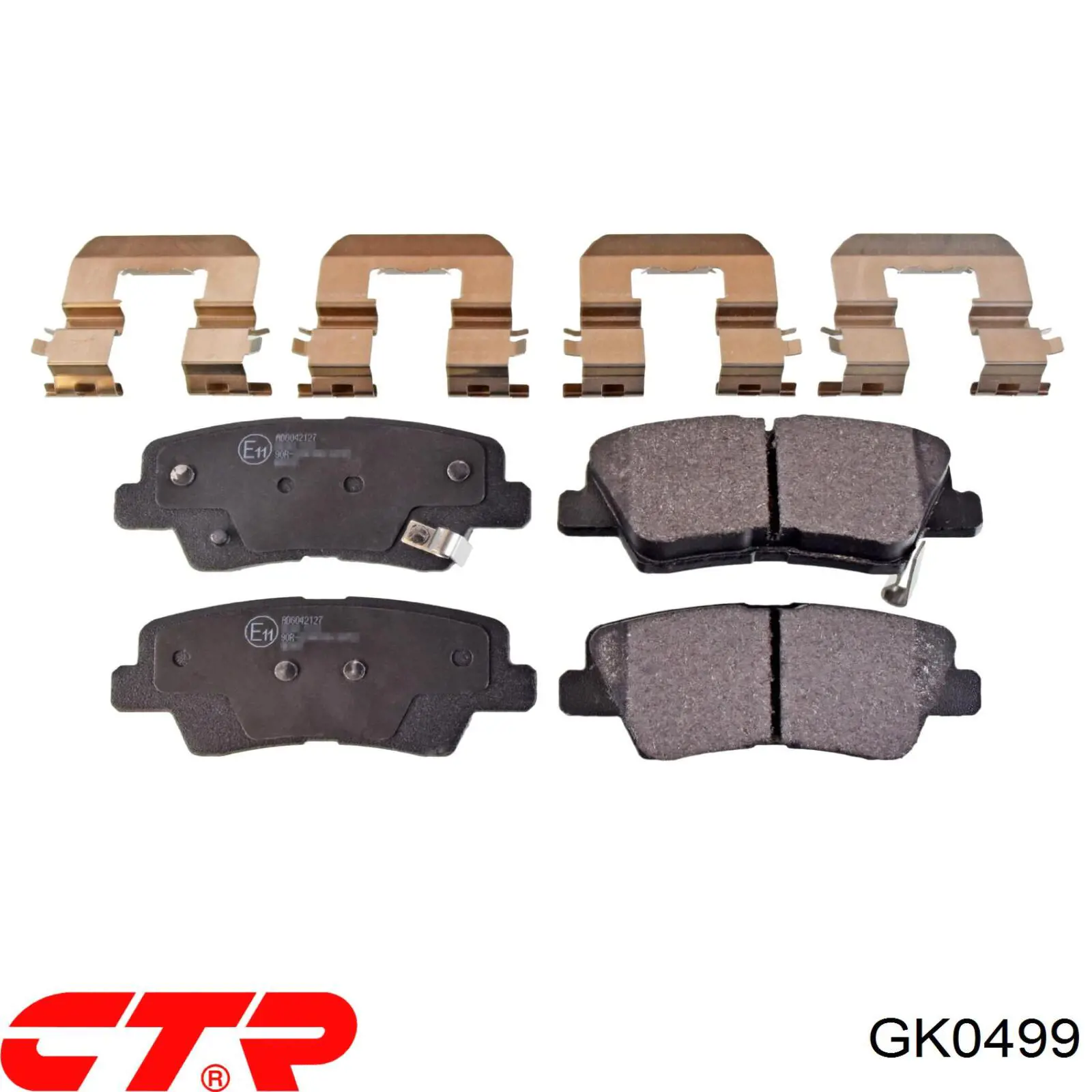 Pastillas de freno traseras GK0499 CTR