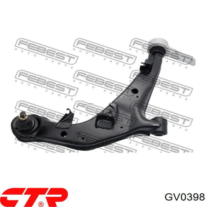Silentblock del brazo de suspensión GV0398 CTR