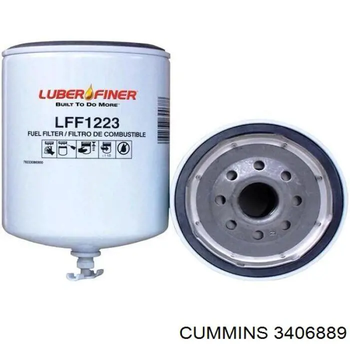 3406889 Cummins filtro combustible