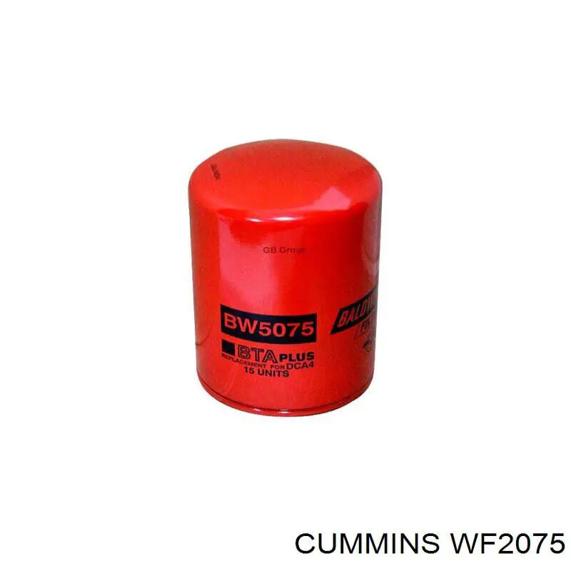 WF2075 Cummins filtro del refrigerante