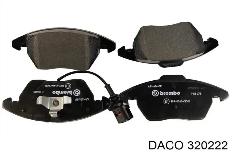 Pastillas de freno delanteras Volkswagen Tiguan 1 5N1, 5N2