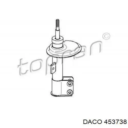 453738 Daco amortiguador delantero derecho