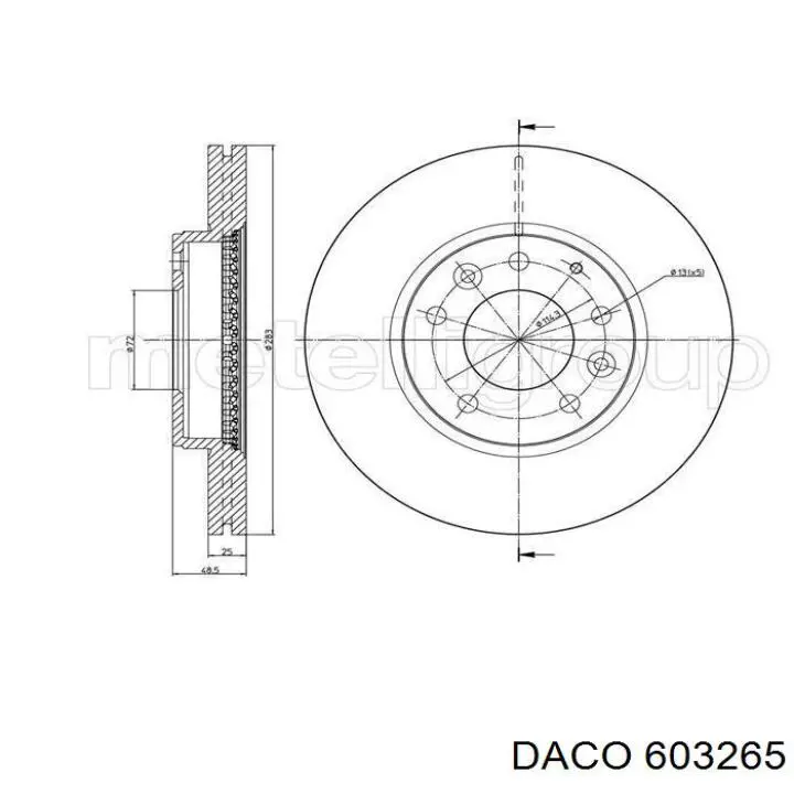 Freno de disco delantero Mazda 6 GY
