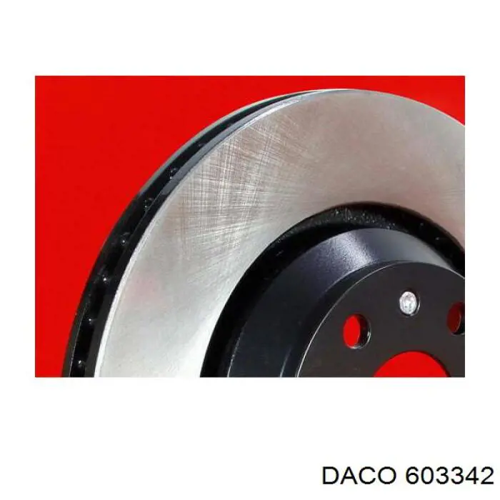 603342 Daco disco de freno trasero