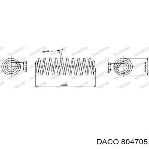 Comprar 804705 Daco Muelle delantero