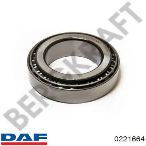 0221664 DAF cojinete de rueda trasero