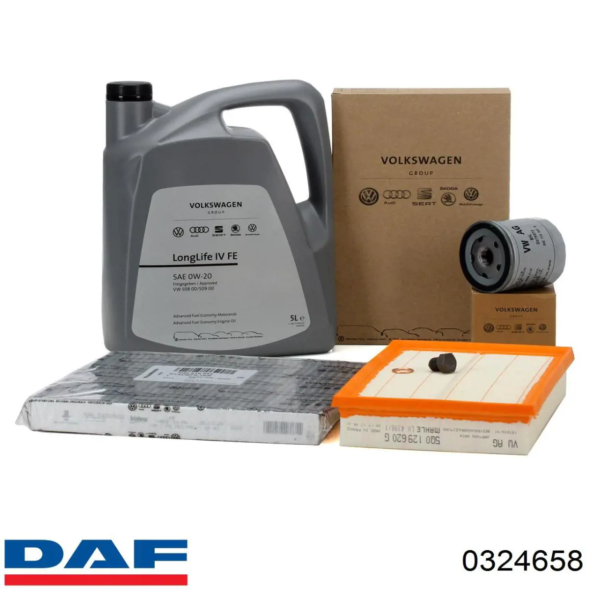 0324658 DAF junta, tapón roscado, colector de aceite