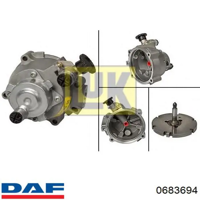 0683694 DAF bomba de combustible mecánica